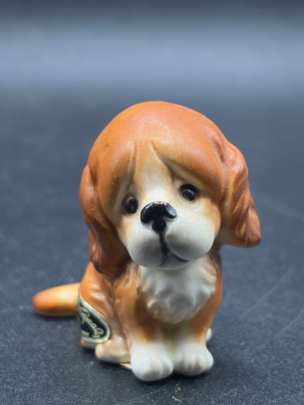 Josef Original Vintage MCM Anthropomorphic Sad Eyed Puppy Dog Ceramic Figurine
